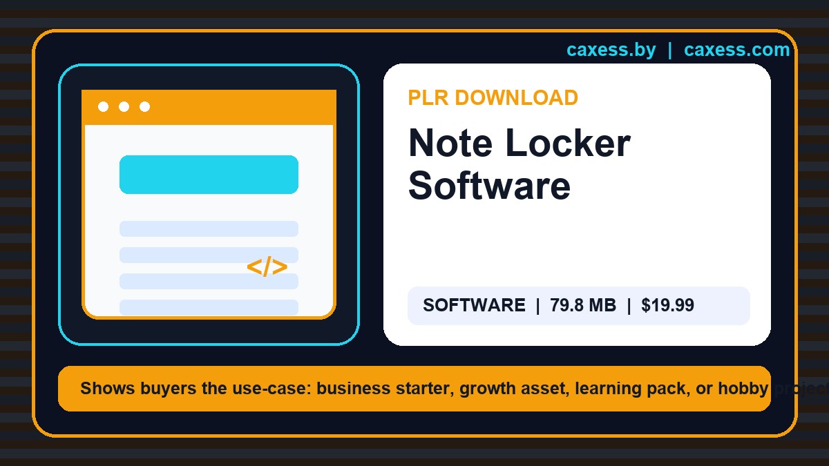 Note Locker Software document preview