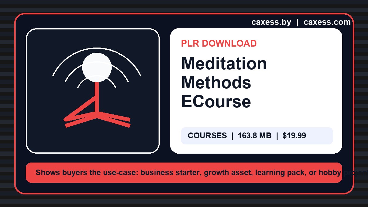 Meditation Methods ECourse document preview