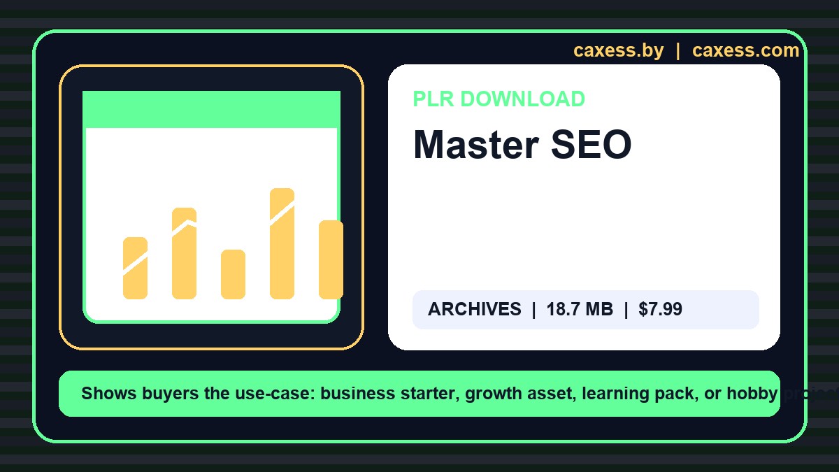 Master SEO document preview