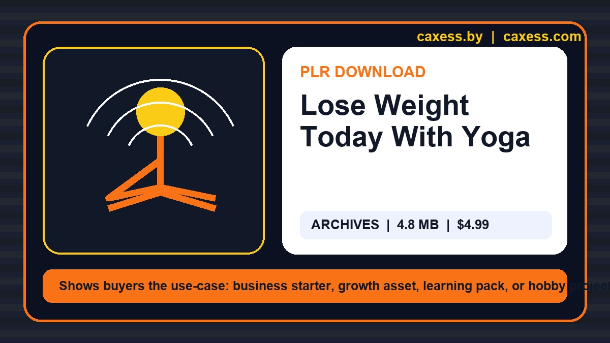 Lose Weight Today With Yoga document preview