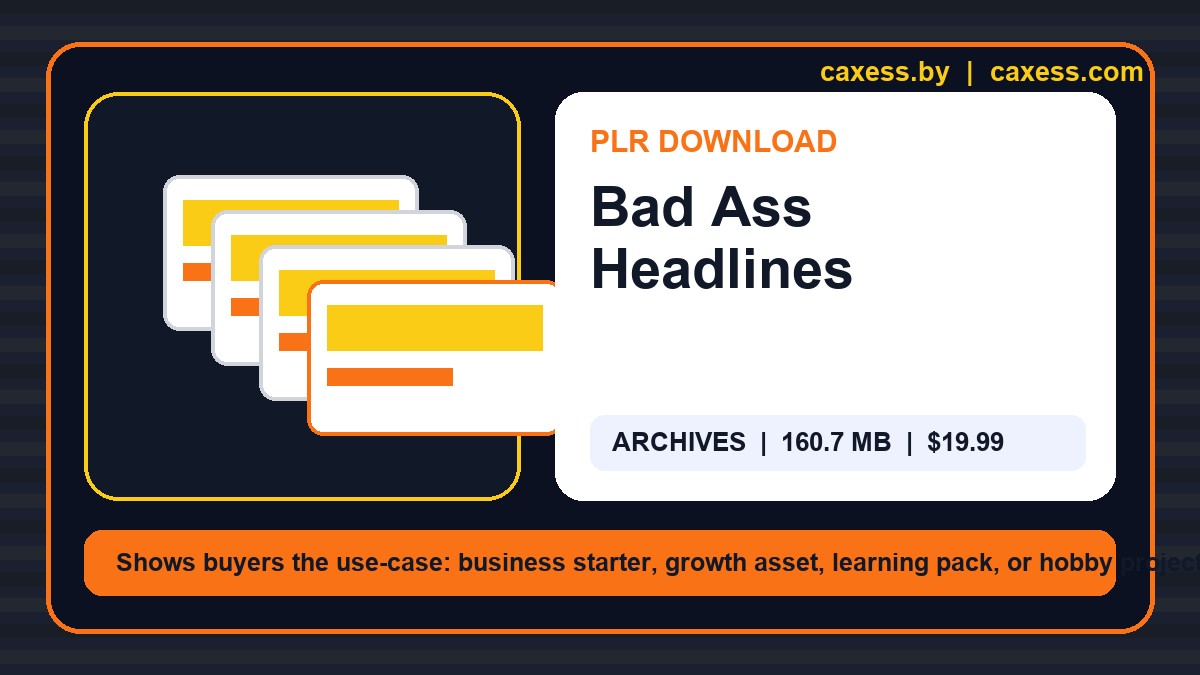 Bad Ass Headlines document preview
