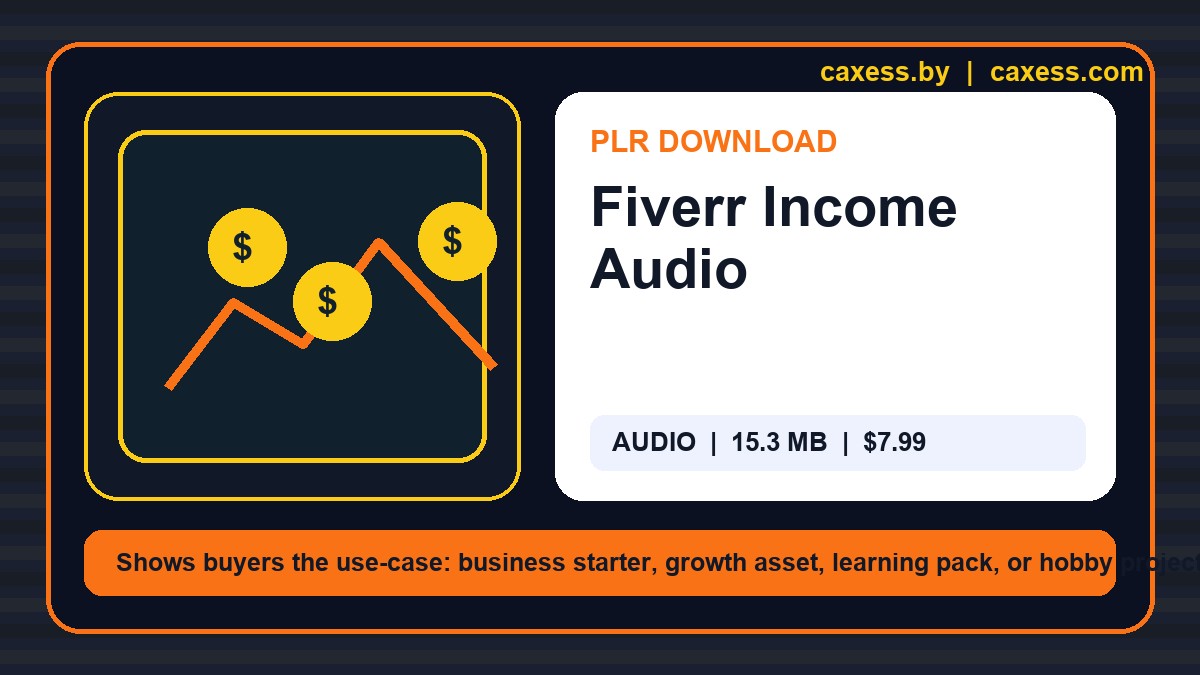 Fiverr Income Audio document preview