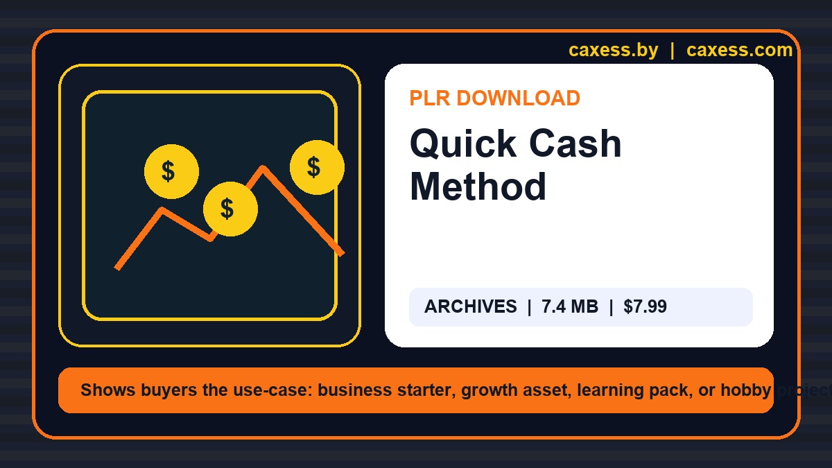 Quick Cash Method document preview