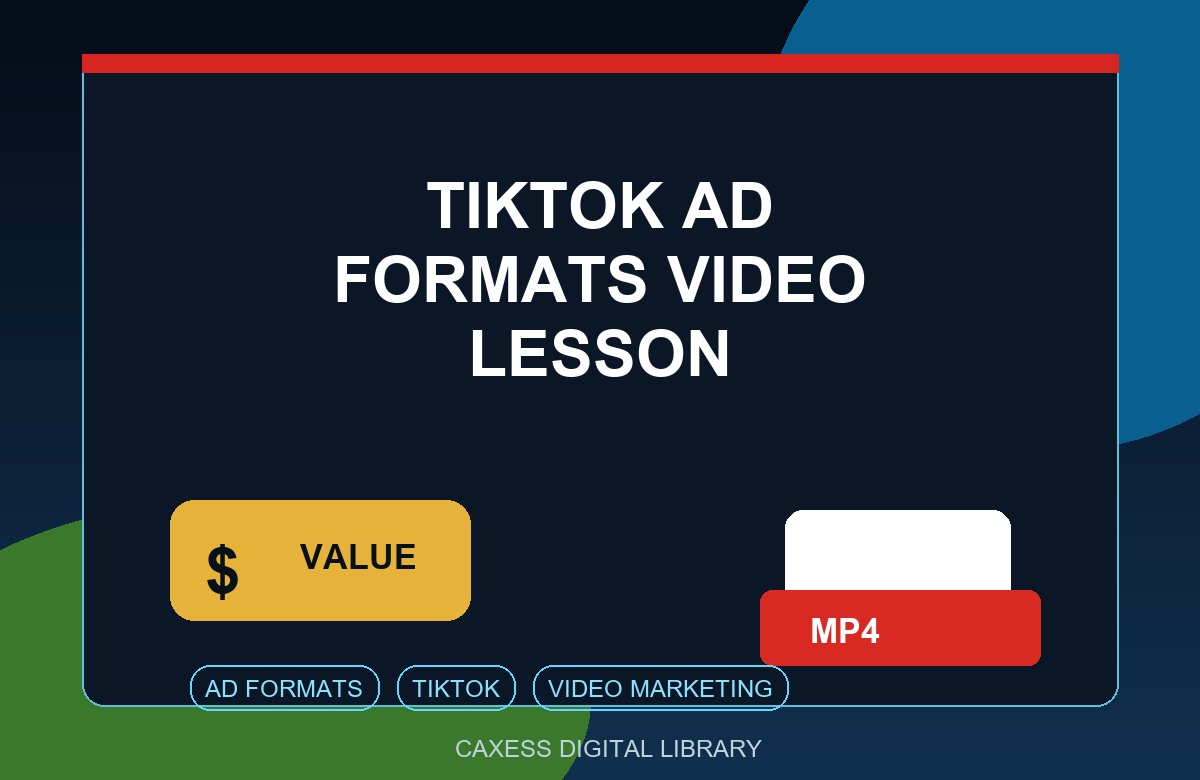 TikTok Ad Formats Video Lesson video preview