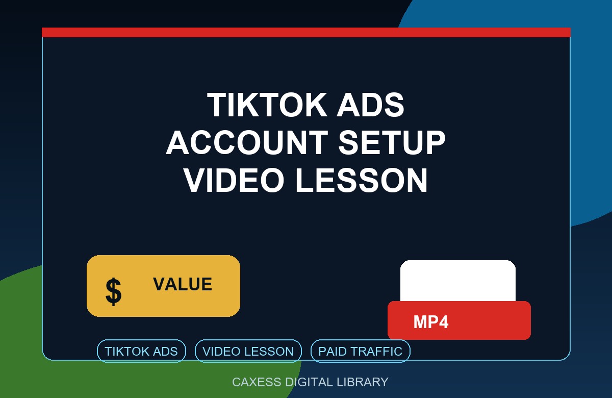 TikTok Ads Account Setup Video Lesson video preview